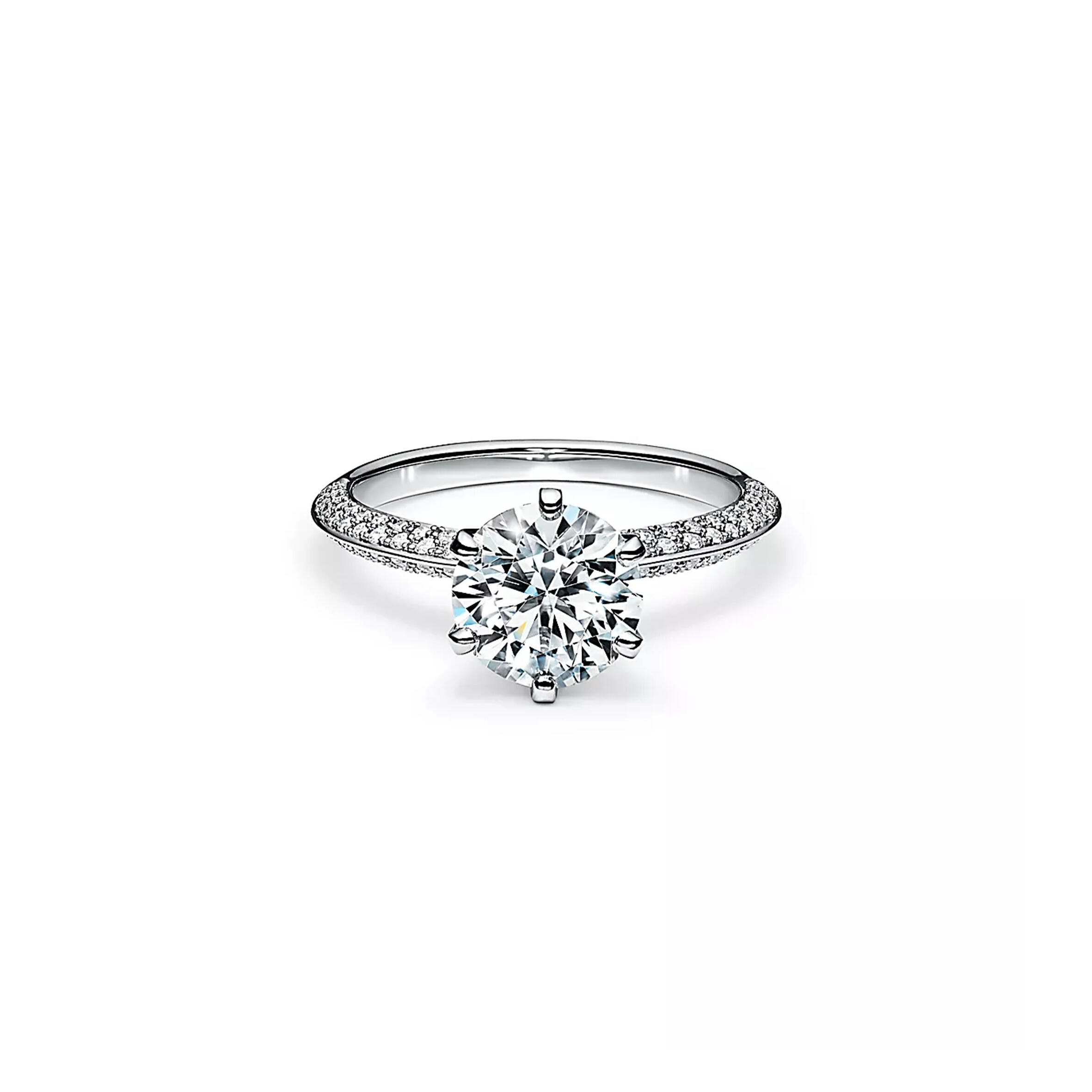 TIFFANY THE TIFFANY® SETTING PAVÉ ENGAGEMENT RING 45718884